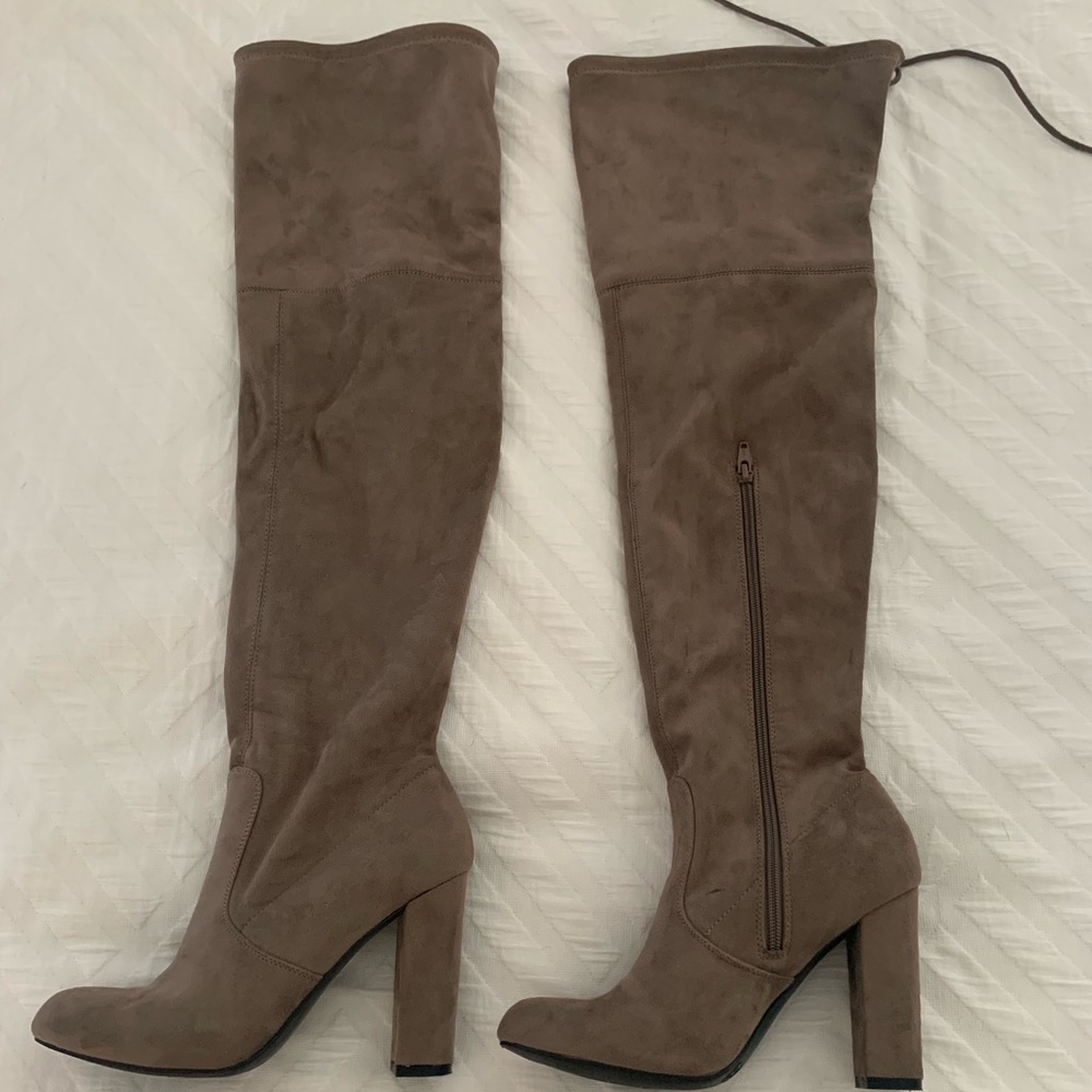 Target OTK brown boots